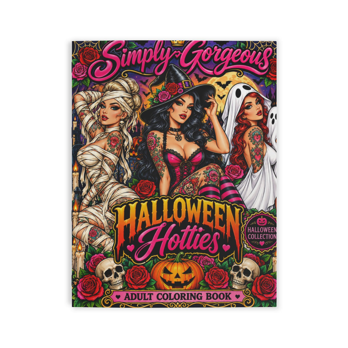 “Halloween Hotties” by Simply Gorgeous Coloring Book