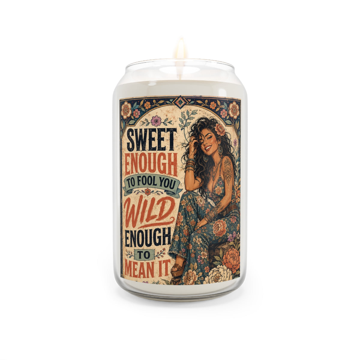 Sweet Enough, Wild Enough Soy Candle — 13.75oz Scented Jar