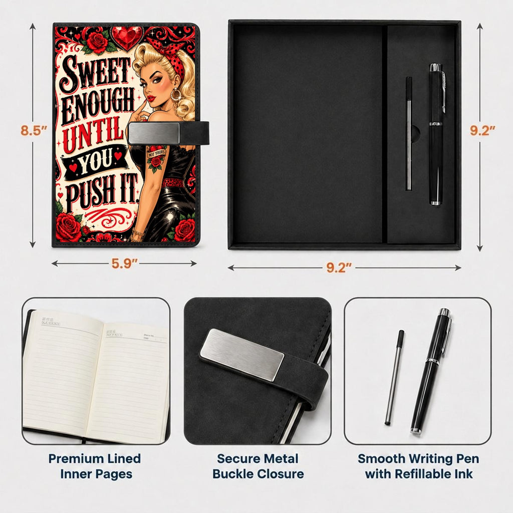 Anne Notebook Gift Set with Metal Pen