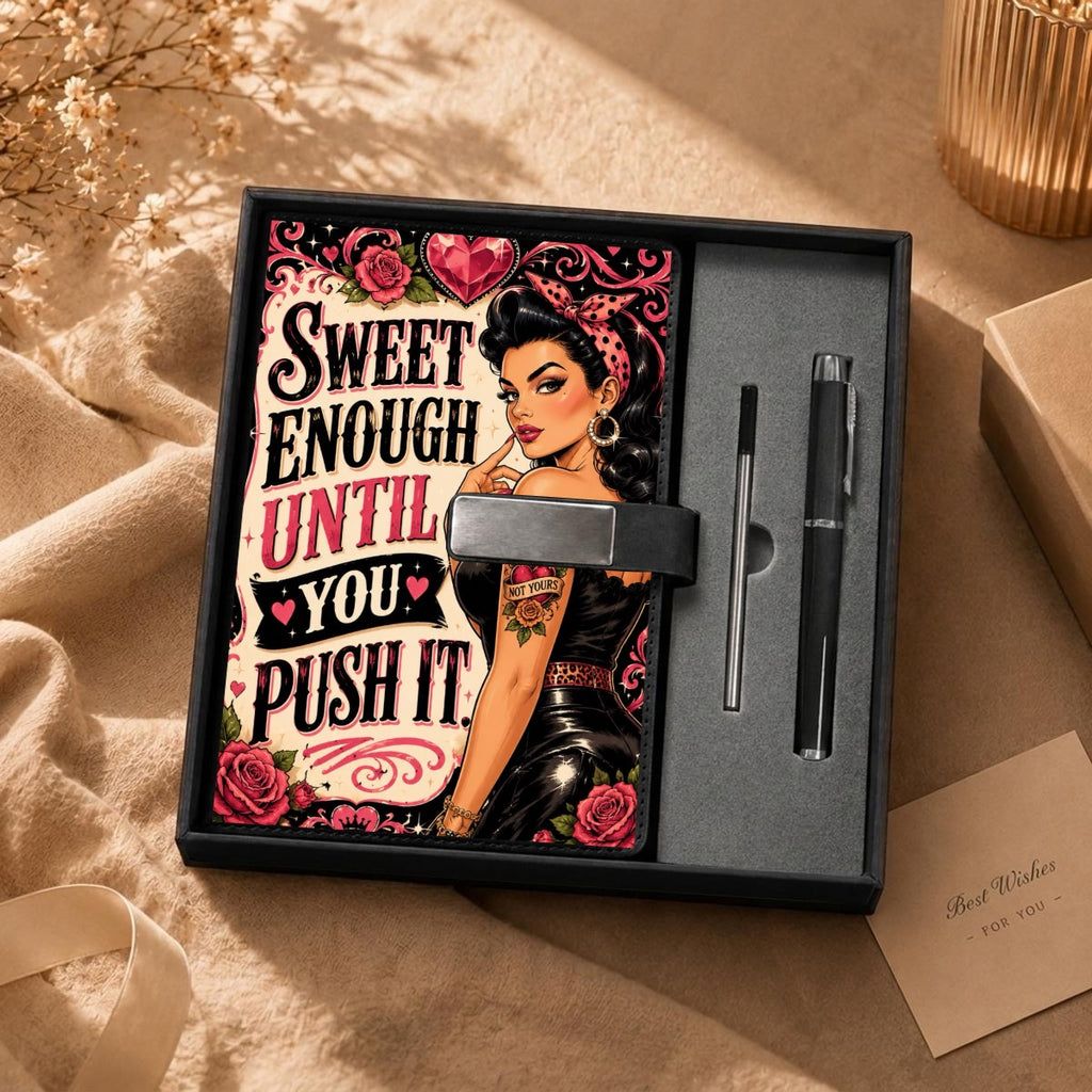 Jane Notebook Gift Set with Metal Pen