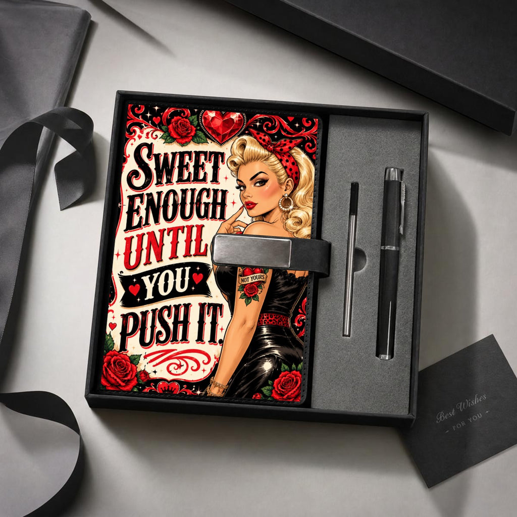 Anne Notebook Gift Set with Metal Pen