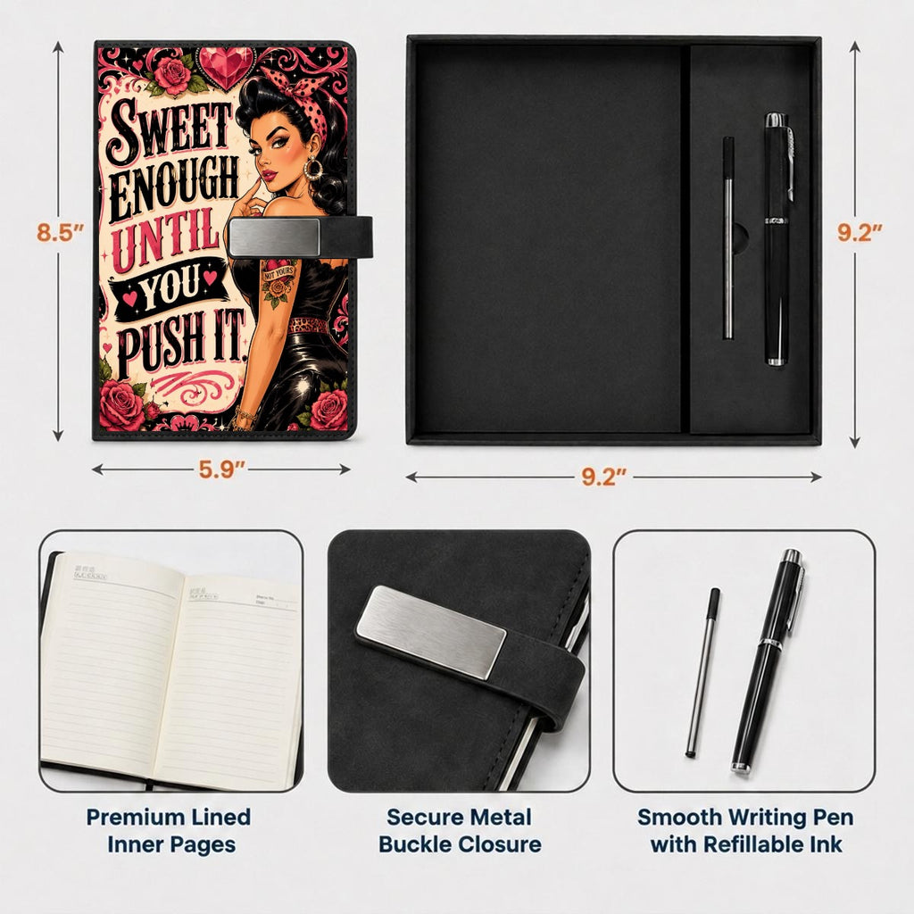 Jane Notebook Gift Set with Metal Pen
