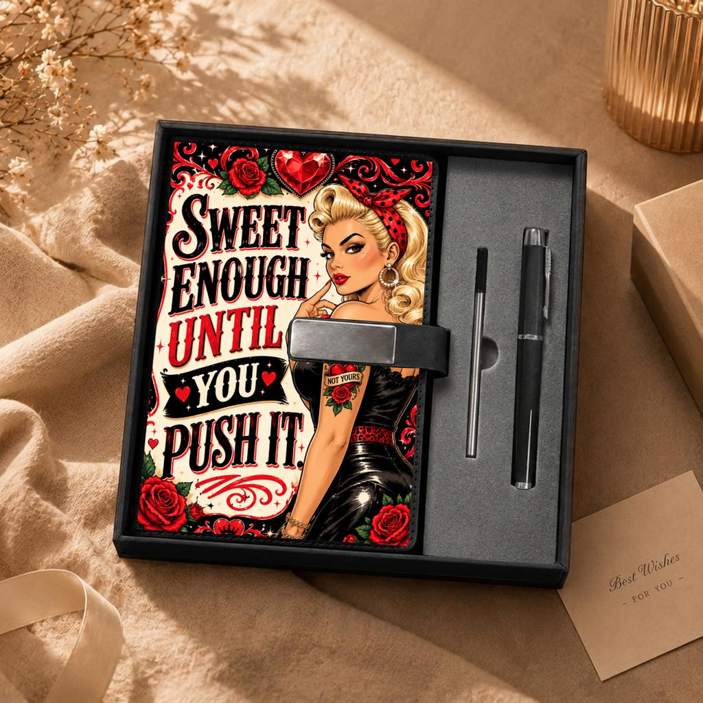 Anne Notebook Gift Set with Metal Pen