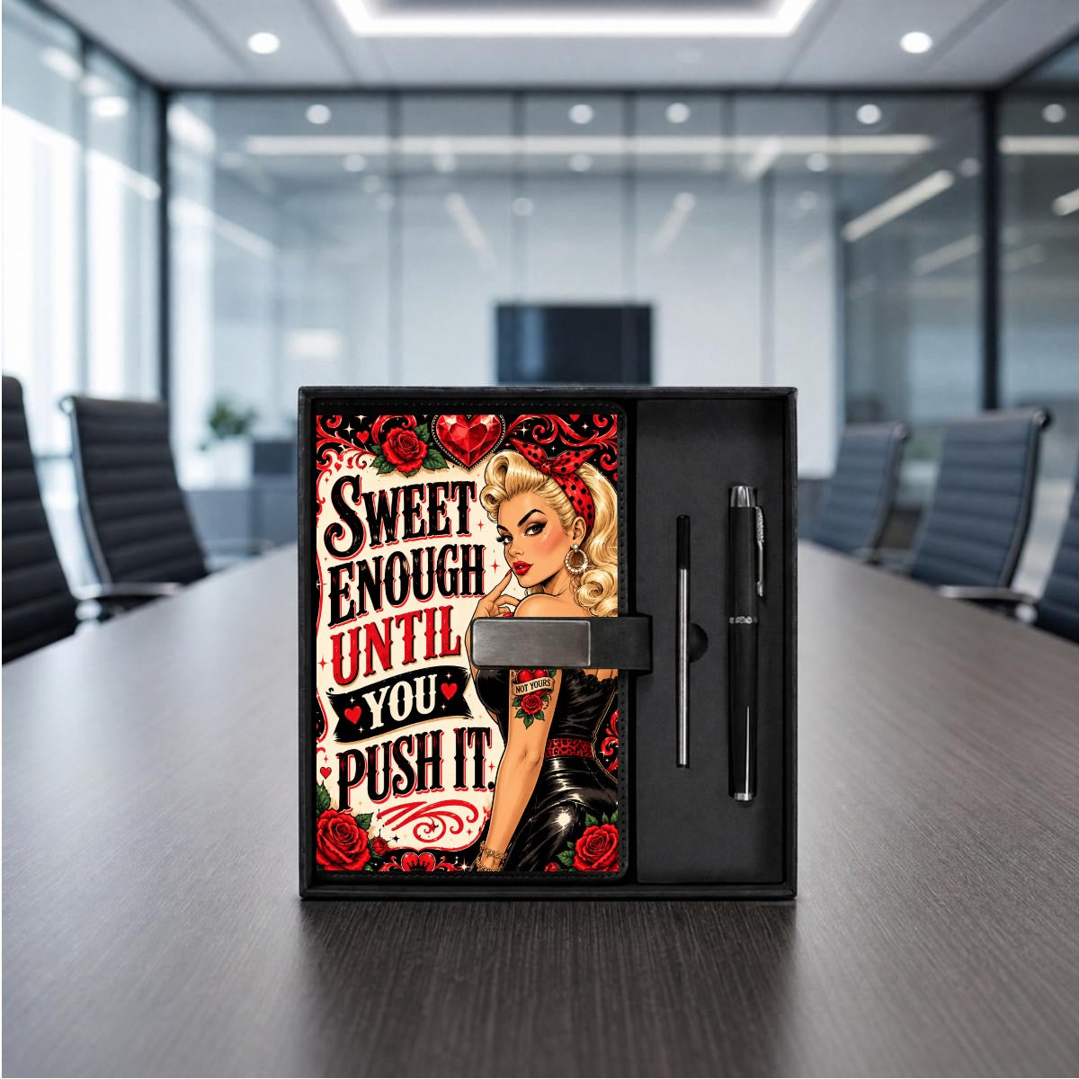 Anne Notebook Gift Set with Metal Pen